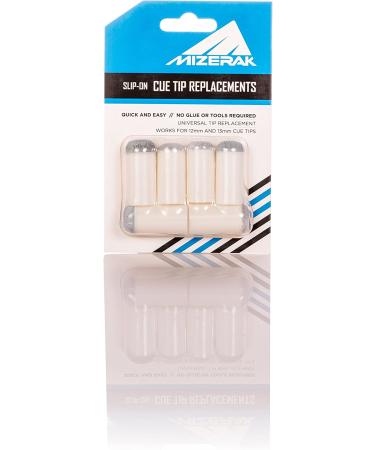 Mizerak Universal Cue Tip Replacements - 12mm & 13mm - No Glue or Tools Needed - Buy Online on GoSupps.com