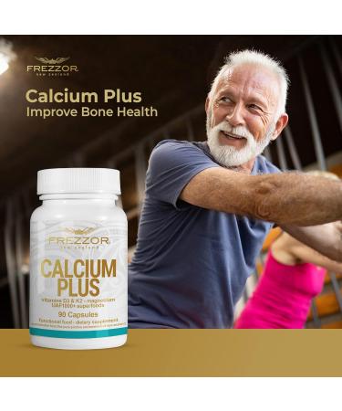 FREZZOR Calcium Plus | UAF1000+ Super Antioxidant | Bone Health & Density Support | Healthy Body Weight | Essential Minerals | NZ Made | 180 caps - Buy Online on GoSupps.com