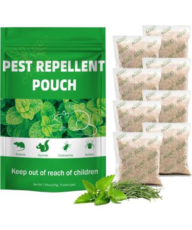 Mixrug 8 Natural Mouse Repellent Pouches Peppermint Oil Mice Repellent Indoor for Mice