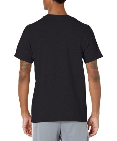 adidas Men's Basic Badge Of Sport Tee - Medium Black/White - Buy Online on GoSupps.com