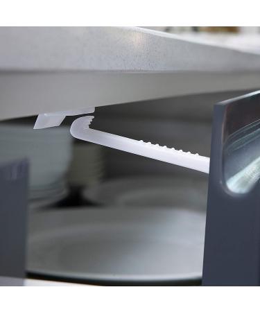 Dreambaby Safety Catches - Pack of 12 Lock Latches for Cabinets and Drawers in White - Buy Online on GoSupps.com