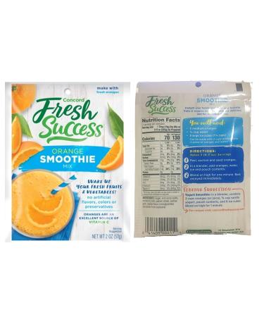 Concord Orange Smoothie Mix 2oz Packets (Pack of 18) - Delicious and Convenient - Buy Online on GoSupps.com
