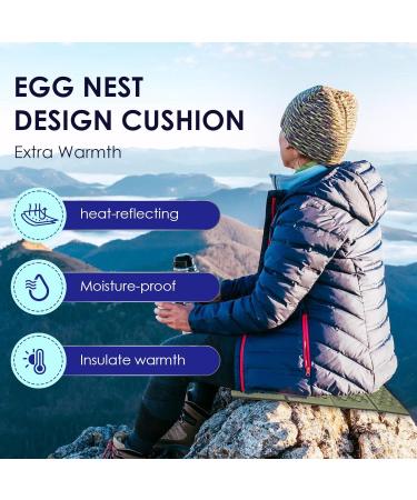 Halercay Foldable Outdoor Seat Cushion - Thermal Seat Pad for Hiking Picnics & Stadium Use - Buy Online on GoSupps.com