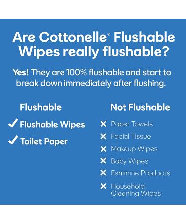 Cottonelle FreshFeel Flushable Adult Wet Wipes - 672 Total Wipes (4 Refill Packs) - Buy Online on GoSupps.com