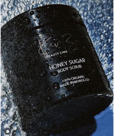 Brown Sugar Exfoliating Body Scrub with Honey & Moroccan Argan Oil - Smooth Soft Skin | Best Sugar Scrub for Body - Buy Online on GoSupps.com