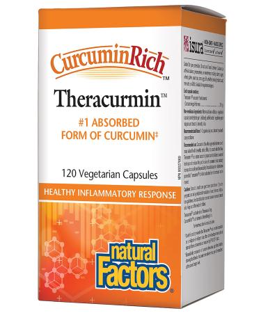 Natural Factors CurcuminRich Theracurmin 120 Vegetarian Capsules