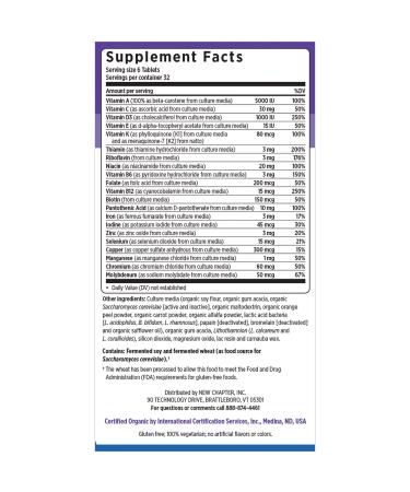 New Chapter Tiny Tabs Multivitamin 192 ct - Complete Daily Nutrition in Small Doses - Buy Online on GoSupps.com