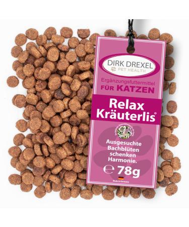 Dirk Drexel Relax herbal for cats 78g |Fear and stress |With Bach flowers |Inner peace |For harmonization |Seastant 3 monthly cure - Buy Online on GoSupps.com