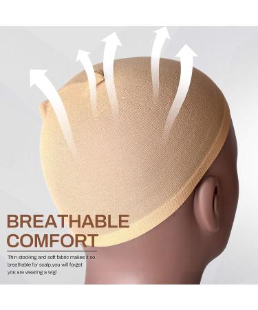 Smilco 30-Piece Nude Wig Caps for Women - Lace Front Stocking Caps for Wigs - Buy Online on GoSupps.com