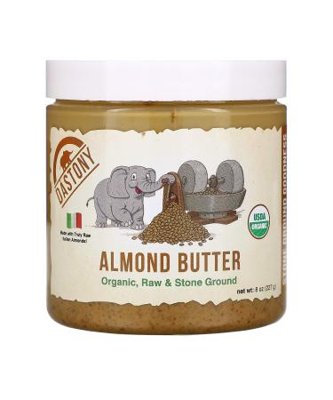Dastony Organic Almond Butter 8 oz (227 g)