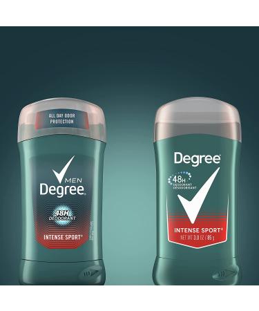 Degree Men Original Intense Sport Deodorant 3 oz - Pack of 6 | 48-Hour Odor Protection - Buy Online on GoSupps.com