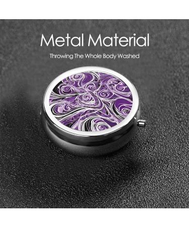 Sea Witch Inspired Round Pill Box - 3 Compartment Portable Travel Medicine Organizer - Buy Online on GoSupps.com
