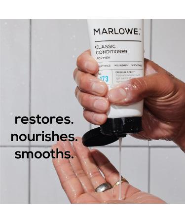 MARLOWE Classic Men's Shampoo and Conditioner Set - Clarifying, Invigorating, and Moisturizing Formula for All Hair Types - Buy Online on GoSupps.com