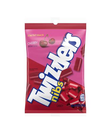 TWIZZLERS NIBS Cherry Flavored Chewy Candy - 6 Oz. - Pack Of 12
