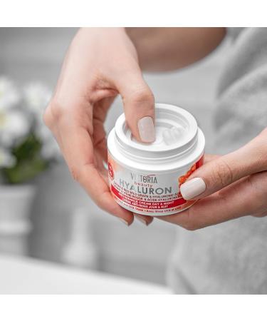 Anti-Aging Lifting Cream | Hyaluron Retinol & Caviar Moisturizer for Ages 50+ | Red-Grape Day & Night Cream (50ml - Buy Online on GoSupps.com