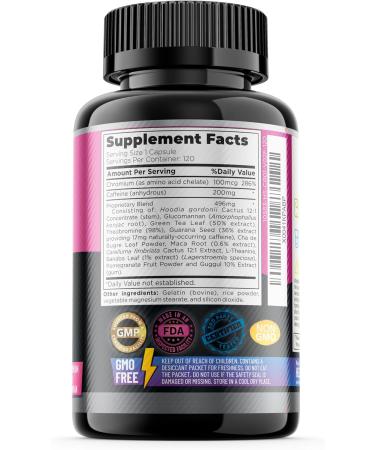 Weight Loss Pills for Women - Powerful Appetite Suppressant & Fat Burners | Fast-Acting Diet Pills | 120 Capsules - Buy Online on GoSupps.com