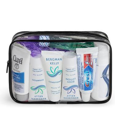 ASOM Women's Travel Toiletries Kit - 36 Pc. TSA Approved Hygiene Essentials Set - Buy Online on GoSupps.com