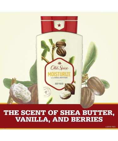 Old Spice Men's Body Wash with Shea Butter - 16 fl oz | Moisturizing Formula - Buy Online on GoSupps.com