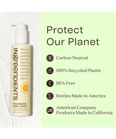 Ingreendients Organic Nourishing Body and Hand Lotion with Ceramides (2-Pack) - Hydrating Formula for Soft Skin - Buy Online on GoSupps.com