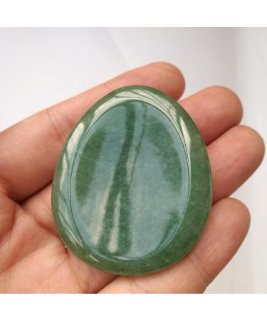 Maneki Neko Green Aventurine Chakra Stones - Worry & Stress Relief Healing Crystals | Reiki Palm Stones for International Shipping - Buy Online on GoSupps.com