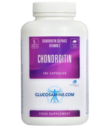 Chondroitin sulfate 180 capsules (600 mg each)