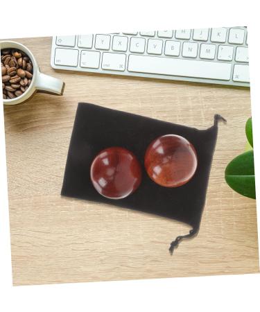 Frcolor 6 STK Wooden Health Balls - Roll & Strengthen | Hand Exercises Muscle Relief Meditation & Acupuncture Fitness - Buy Online on GoSupps.com