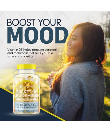 GANNON MED Vitamin D Supplement 5000 IU - 500 Softgel Family Pack | Bone & Muscle Support | Immune Health | Made in USA | Non-GMO - Buy Online on GoSupps.com