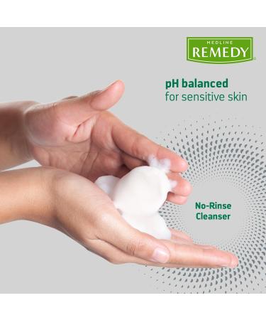 Buy Medline Remedy No-Rinse Foam Cleanser - Gentle Skincare Solution 8 oz | International Shipping Available - Buy Online on GoSupps.com