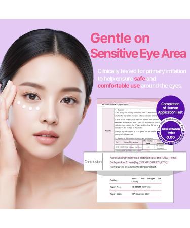 O!GETi Pink Collagen Eye Cream, Anti-Aging Eye Moisturizer, Ultra-Low Molecular Collagen, 26-Component Firming, 1.0 fl.oz - Buy Online on GoSupps.com