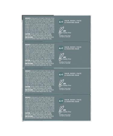 Dove Men+Care Natural 4-in-1 Bar Soap with Eucalyptus & Cedar Oil 5oz - Hydrating Men's Body, Hair, Face, and Shave Soap - Buy Online on GoSupps.com