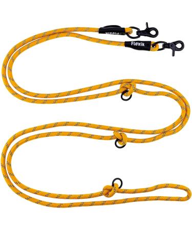 Floxic Premium Kleine Dog | 3M Adjustable Hundeleine f r kleine & mittelgro e Hunde - Robuste & Stylische Touline in Grau oder Orange - 8mm - Buy Online on GoSupps.com