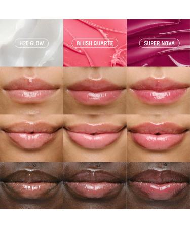 Biossance Pro-Peptide Lip Perfector Triple-Treat Vegan Lip Balm Deeply Hydrating with Pro-Peptides & Hyaluronic Acid Enhances Natural Lip Color Silky Glossy Finish in H2Glow Clear - Buy Online on GoSupps.com