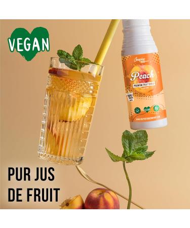 INSPIRE FOOD Sirop de Bubble Tea 3-Pack | P che Mangue et Litchi | Pur Jus de Fruits | 300 ml - Buy Online on GoSupps.com