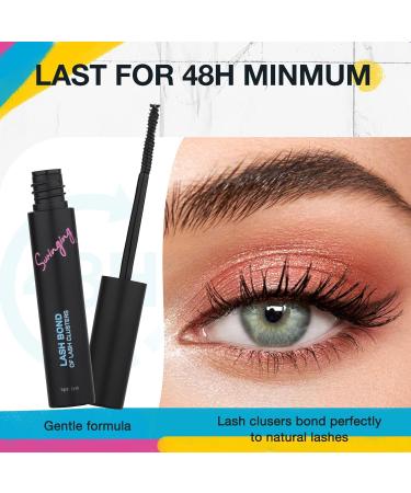SWINGING Lash Clusters Glue - Long-Lasting Waterproof Bond for DIY Eyelash Extensions | 5ml Black Lash Bond - Buy Online on GoSupps.com