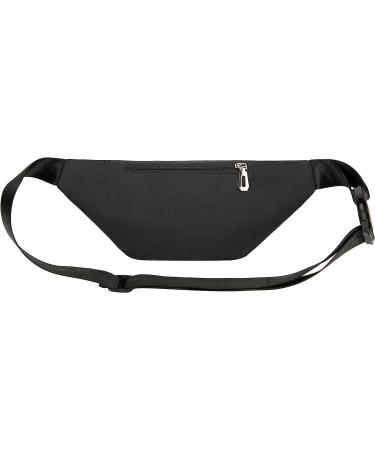 Fashion Waterproof Fanny Pack for Men & Women - Adjustable Belt - Casual Bum Bag for Travel & Sport Running (2-Black) - Buy Online on GoSupps.com