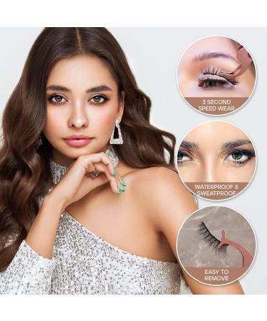 3 Pairs Reusable Self-Adhesive Eyelashes | No Glue Needed | Natural Look False Lashes with Tweezers | Perfect Gift for Women & Girls - Buy Online on GoSupps.com