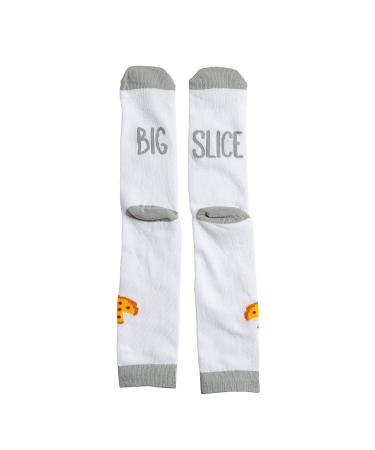 Pearhead Dad & Baby Matching Slice Pizza Sock Set | White Daddy & Me Socks | Parent & Baby Matching Apparel - Buy Online on GoSupps.com