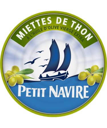 Petit Navire Tuna Crumbs in Extra Virgin Olive Oil, 104g net drained can
