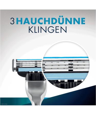 Buy Discontinued Gillette Mach3 Razor Blades for Men - 1 Pack (6 Pieces) - International Shipping Available - Buy Online on GoSupps.com