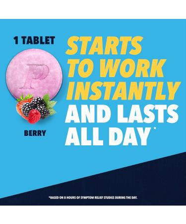 Pepcid Complete Acid Reducer + Antacid Chewables 10mg Famotidine 800mg Calcium Carbonate & 165mg Magnesium Hydroxide per Heartburn Medicine Tablet Antacid Chews Berry Flavored 70 ct Berry 70 Count - Buy Online on GoSupps.com