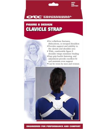 Buy OTC Clavicle Strap - Adjustable Figure-8 Shoulder Support | Medium Size for Optimal Comfort & Recovery - Buy Online on GoSupps.com