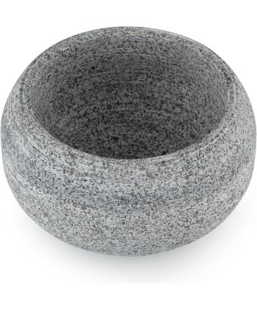 BIMUYI Natural Granite Shaving Bowl | Decorative Soap & Cream Shaving Stone Bowl for Ideal Grooming | International Shipping Available - Buy Online on GoSupps.com