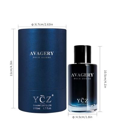 Ycz Savagery Men's Eau De Parfum New Round Box Packaging 1.7oz(50ml) Long Lasting Cologne for Men. Making It the Ideal Gentlemen s Gift 1-Pack - Buy Online on GoSupps.com