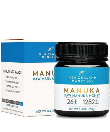 Buy New Zealand Honey Co. Raw Manuka Honey UMF 26+ | MGO 1282+ - 8.8oz | Premium Quality - Buy Online on GoSupps.com