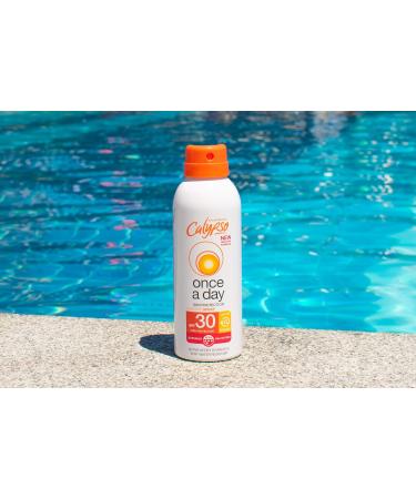 Calypso Once A Day Tan & Protect SPF25-200 ml CALC25TAN and Once A Day Sun Protection Spray. Water Resistant. SPF30 SPF 25 + Sun Protection Spray - Buy Online on GoSupps.com