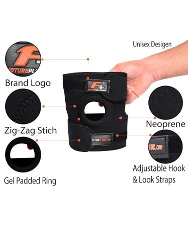 Adjustable Neoprene Elbow Brace for Golfers & Tennis Elbow | Sports Support Brace for Men & Women - Single Piece - Buy Online on GoSupps.com