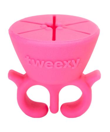 tweexy Wearable Nail Polish Holder Ring - Nail Polish Bottle Holder for Easy Application | Perfect for Fingernail Painting  Manicure & Pedicure | Nail Polish Accessories (Bonbon pink)