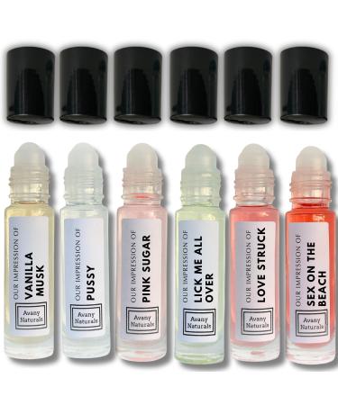 Fruity Perfume Sampler Set Woman - Replicant Perfume Perfume Oil Long Lasting Alt Fragrance Body Oil Gourmand Cologne 6 Pc (Fruity Woman)
