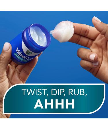 Vicks VapoRub Advanced Plus - Powerful Cough Suppressant & Chest Rub | Fast Relief 2.82oz x 2 - Shop Internationally - Buy Online on GoSupps.com