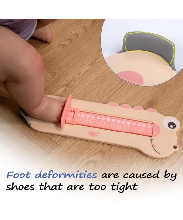 Pedimetrie Baby & Child Foot Measuring Device (Size 0-35) - Accurate Toddler Shoe Sizing Tool in Pink - Buy Online on GoSupps.com